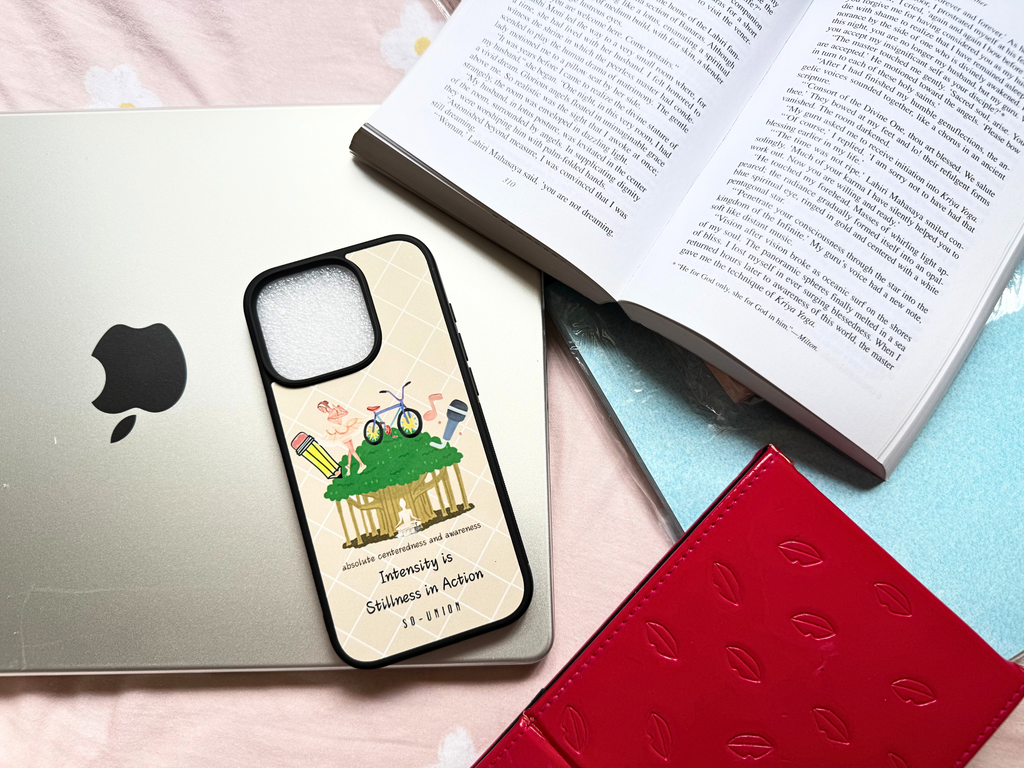 "INTENSITY IS THE STILLNESS IN ACTION" Phone Case