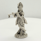 925 Sterling Silver-Krishna with flute (Style 2)