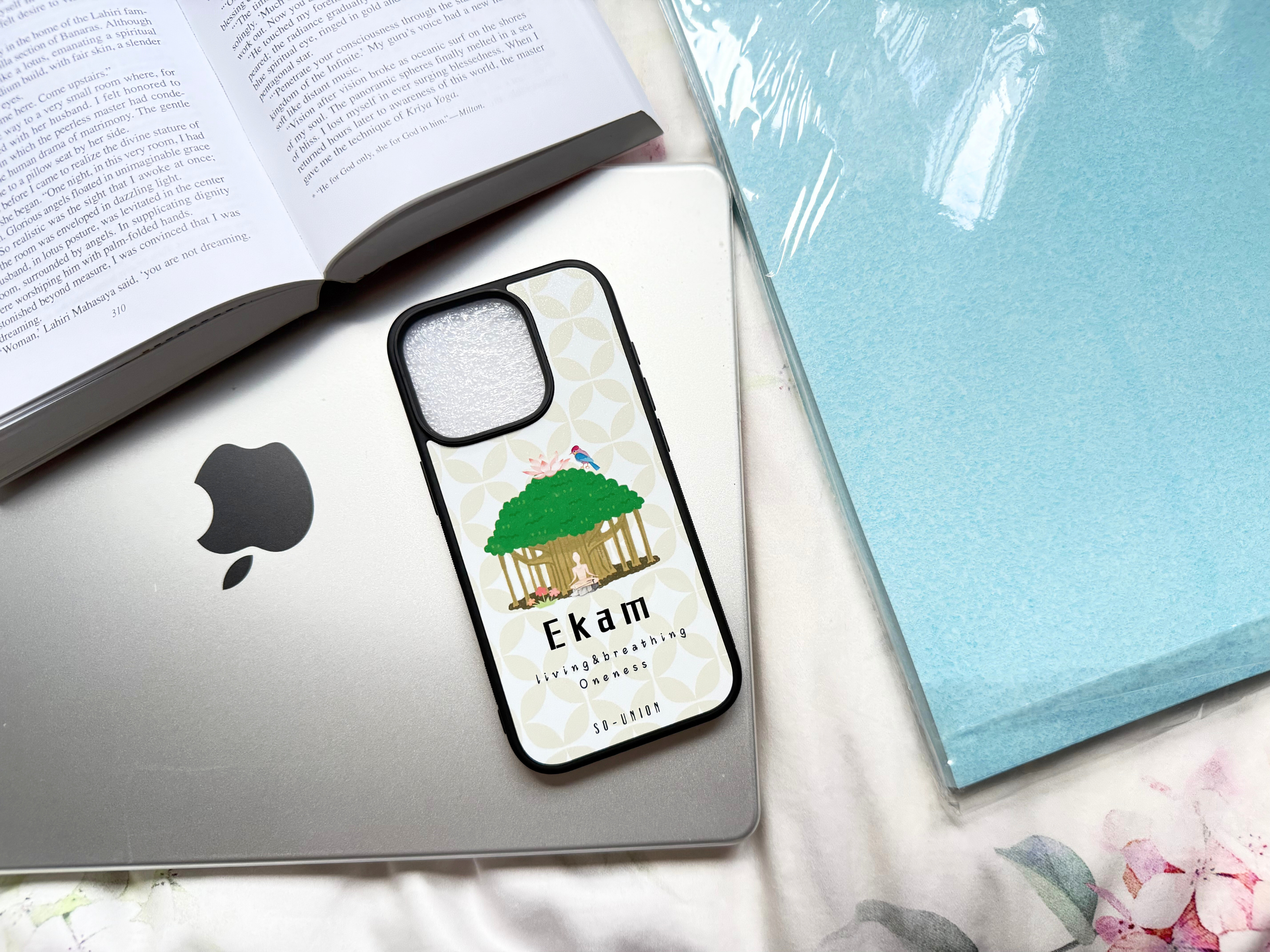 "EKAM-LIVING & BREATHING ONENESS" Phone Case