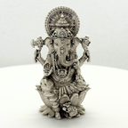 925 Sterling Silver-Ganesha on loutus (Style 2)