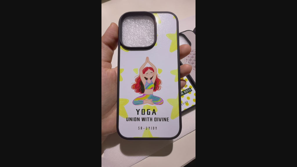 "YOGA-UNION WITH DIVINE" Phone Case