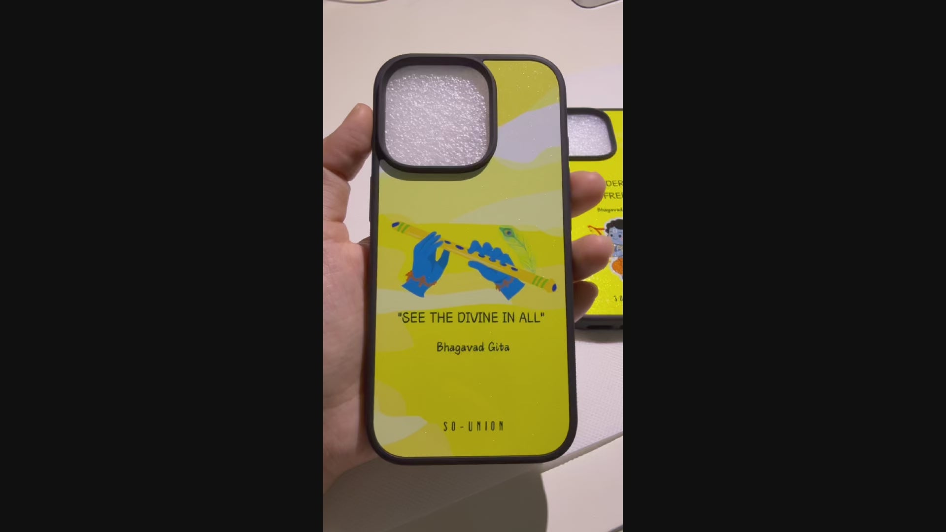 "SEE THE DIVINE IN ALL" Phone Case